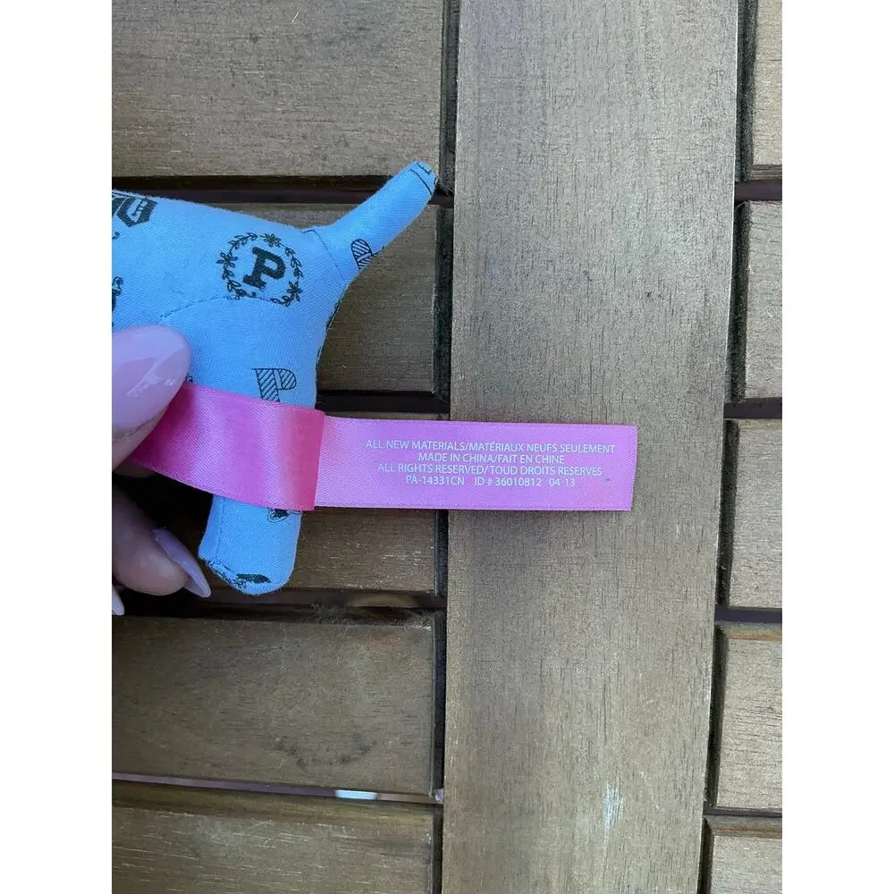 Mini Y2K Victoria Secret Pink Dog blue / purple‎